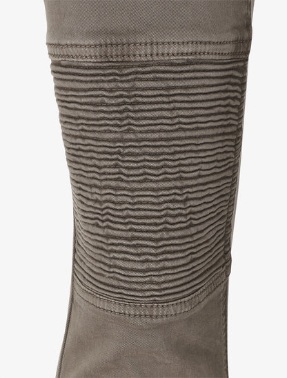 Jean taille haute coupe slim - Taupe - 3