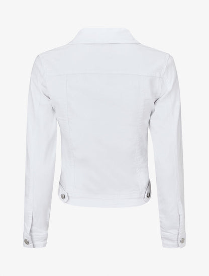 Veste courte en jean - Blanc - 2