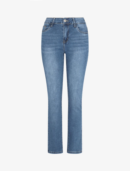 Jean taille standard coupe slim - Bleu - 1