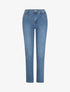 Jean grande taille coupe droite - Bleu - 1