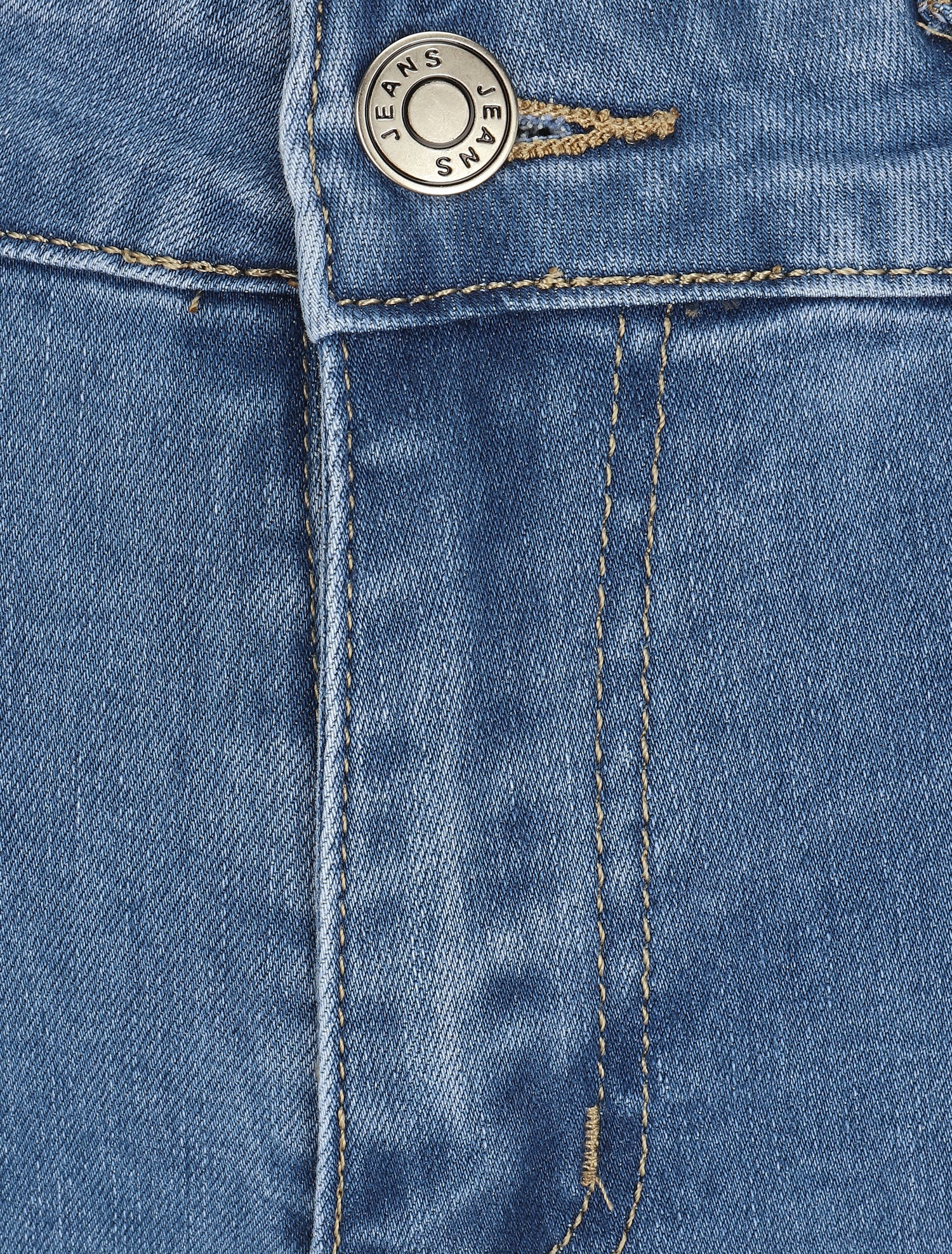 Jean grande taille coupe droite - Bleu - 3