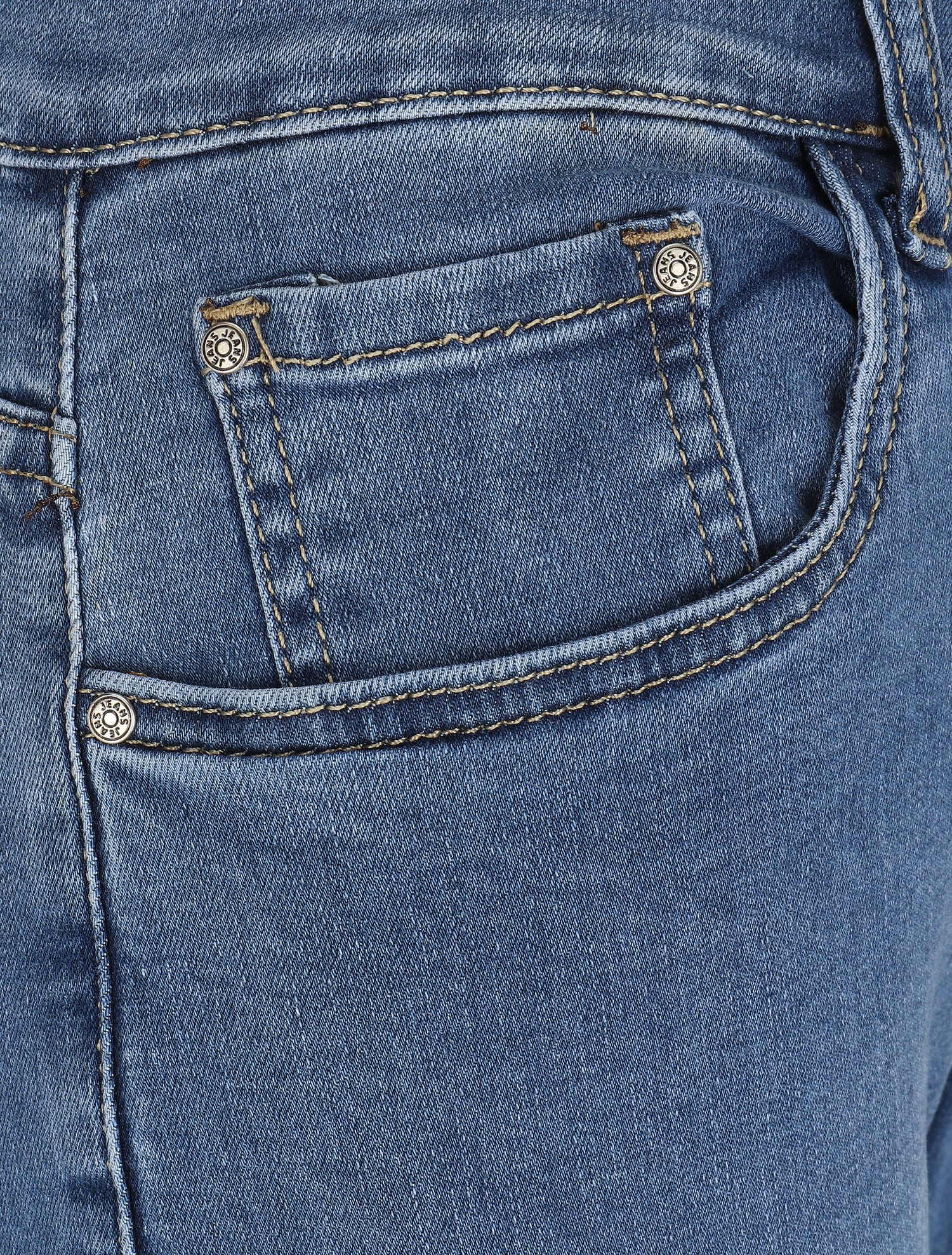 Jean grande taille coupe slim - Bleu - 3