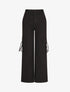 Pantalon cargo à liens - Noir - 4