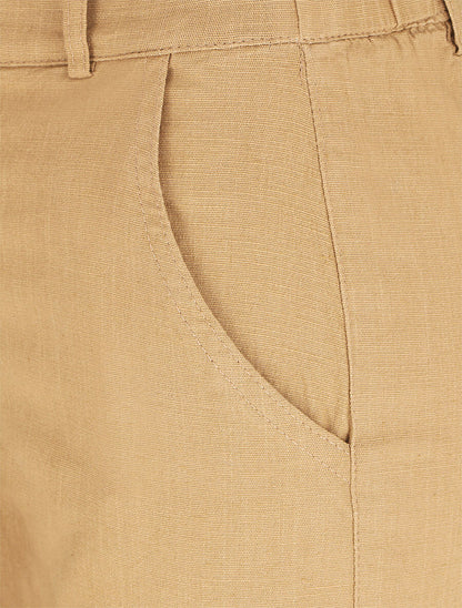Pantalon cargo à liens - Taupe - 3