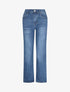 Jean droit push up taille standard - Bleu - 1