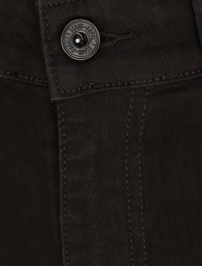Jean droit push up taille standard - Noir - 3