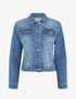 Veste en jean ajustée - Bleu - 1