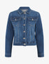 Veste en jean coupe ajustée - Bleu - 1