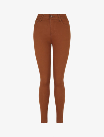 Jean uni coupe slim - Rouille - 1