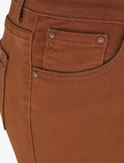 Jean uni coupe slim - Rouille - 3