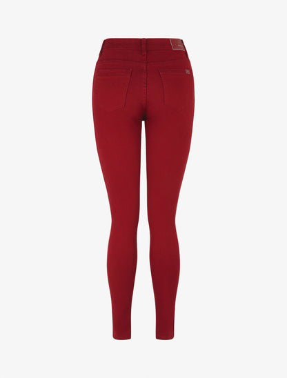 Jean uni coupe slim - Bordeaux - 2