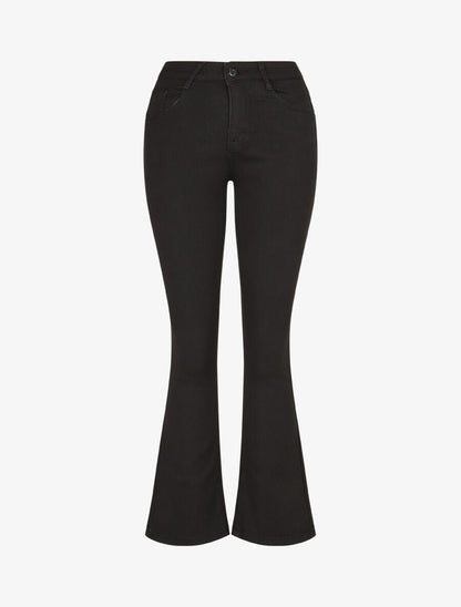 Jean push up coupe flare - Noir - 4