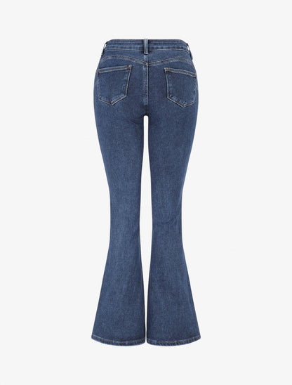 Jean standard coupe flare - Bleu - 2
