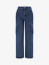 Jean wide leg à poches - Stone - 4