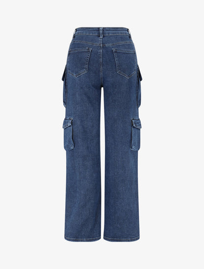 Jean droit mutipoches - Denim - 2