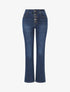 Jean push up coupe droite - Bleu - 1