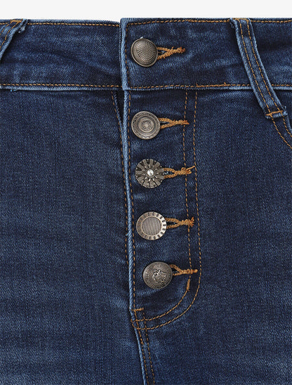 Jean push up coupe droite - Bleu - 3