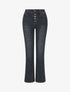 Jean push up coupe droite - Bleu denim - 1