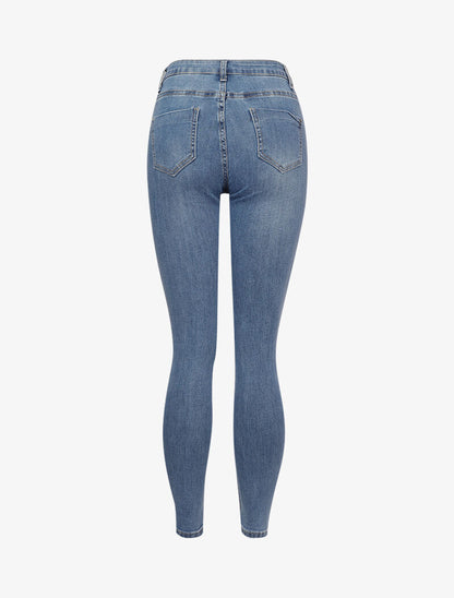 Jean taille standard coupe skinny - Bleu clair - 2