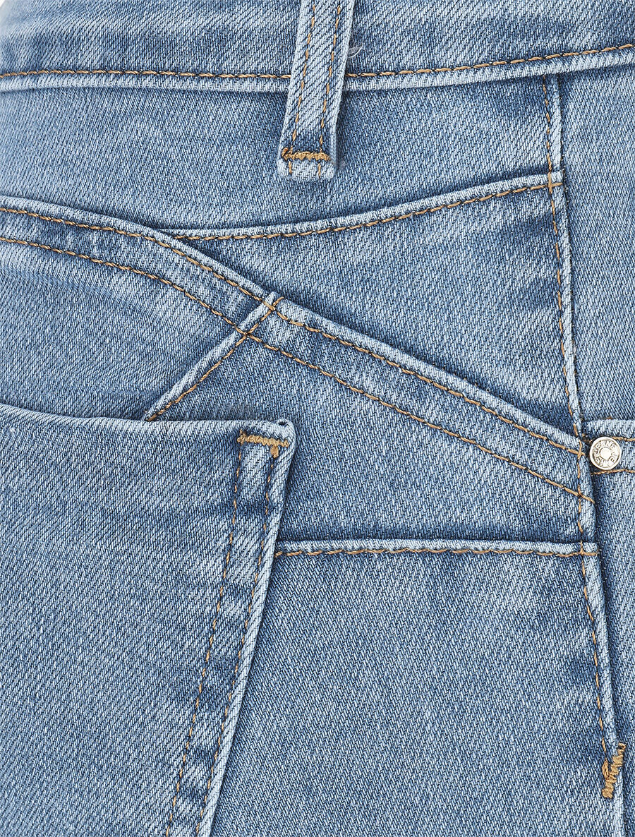 Jean skinny push up taille haute - Bleu clair - 3