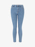 Jean skinny push up taille haute - Bleu - 4