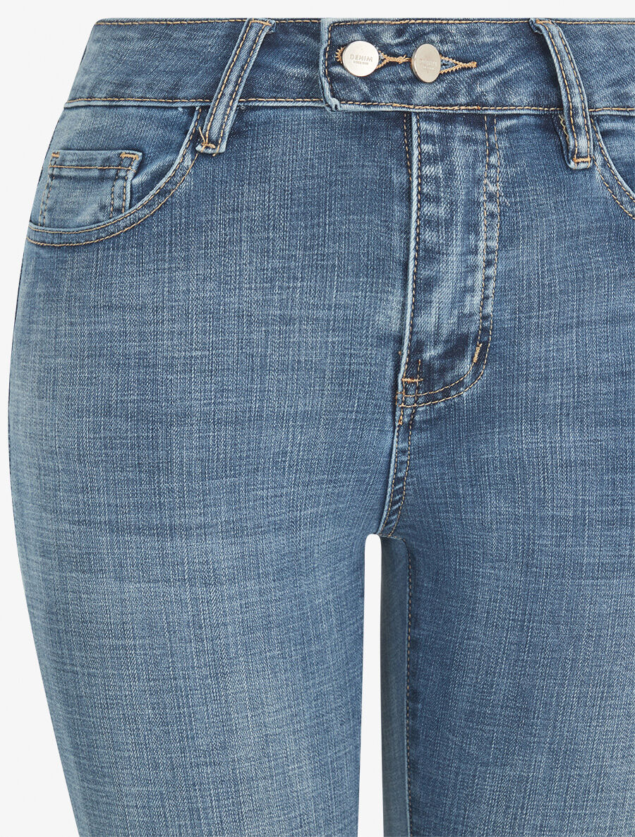 Jean à revers coupe skinny - Bleu - 3