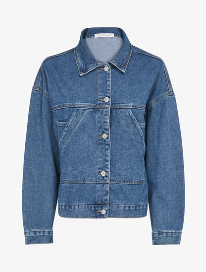 Veste en jean oversize - Bleu denim - 3