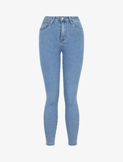 Jean classique coupe skinny - Bleu - 4