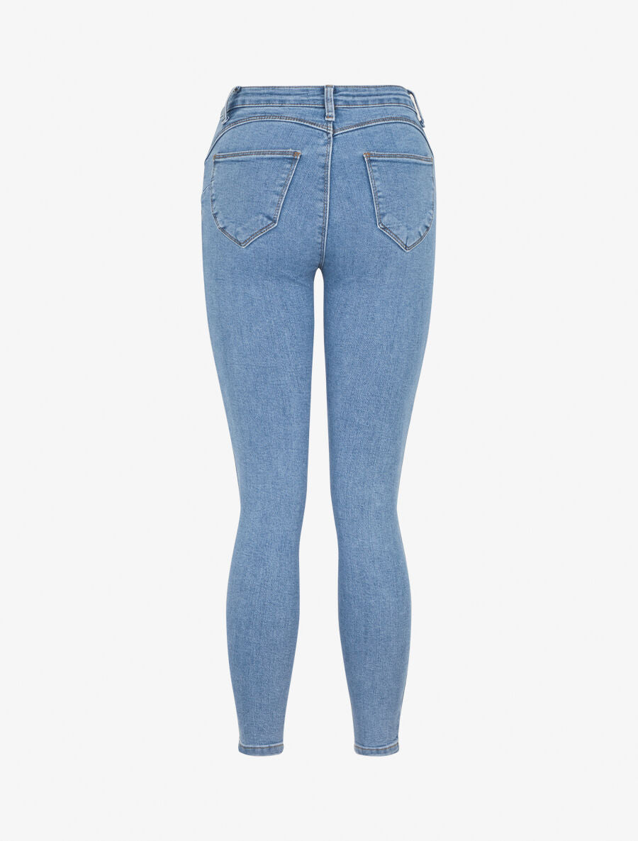 Jean classique coupe skinny - Bleu - 2