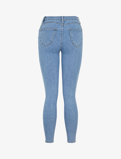 Jean classique coupe skinny - Bleu - 2