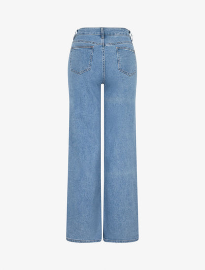 Jean taille standard coupe droite - Bleu - 2