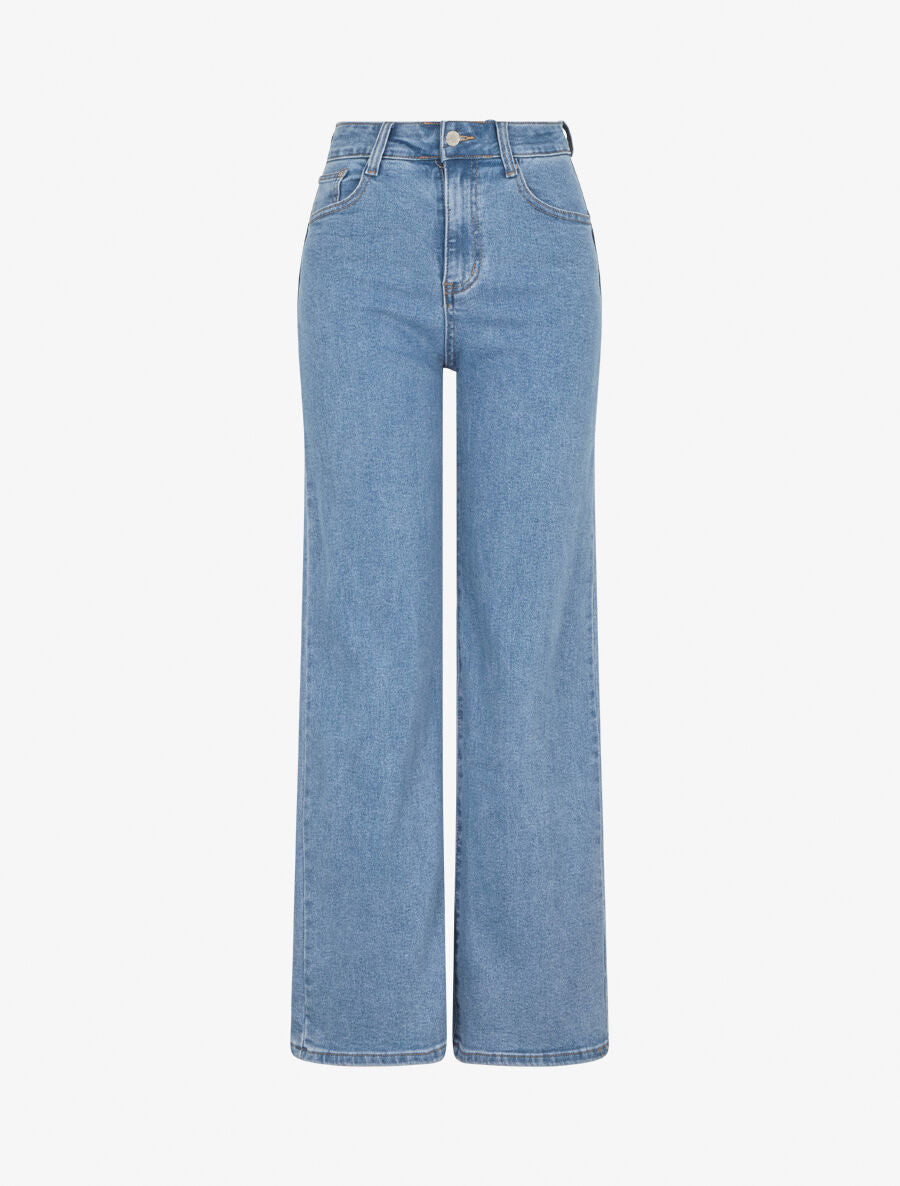 Jean taille standard coupe droite - Bleu - 1