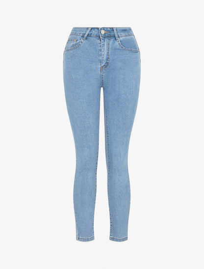 Jean standard coupe skinny - Bleu - 1