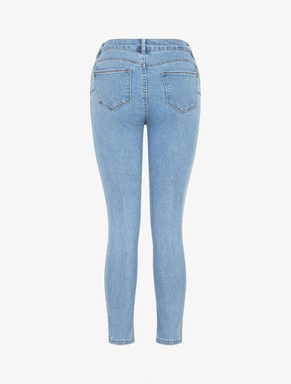 Jean standard coupe skinny - Bleu - 2