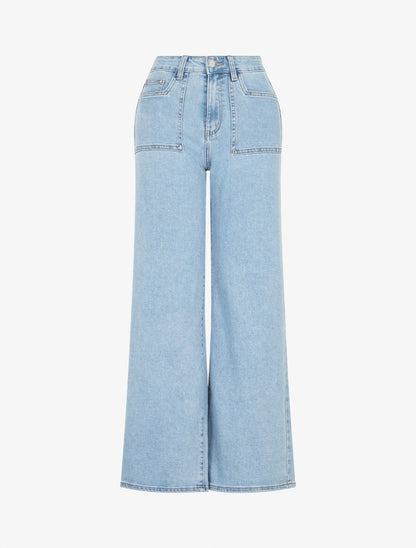 Jean coupe ample taille standard - Bleu clair - 4