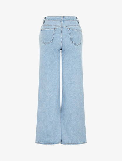 Jean coupe ample taille standard - Bleu clair - 2