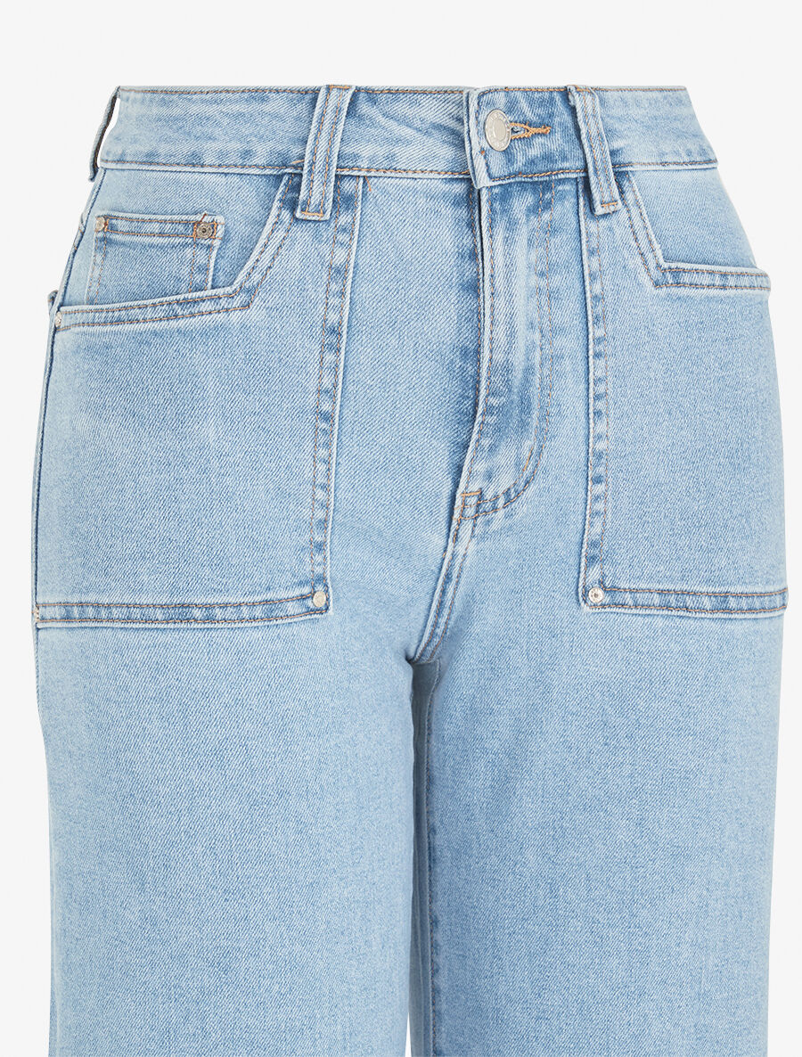 Jean coupe ample taille standard - Bleu clair - 3