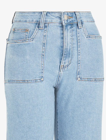 Jean coupe ample taille standard - Bleu clair - 3