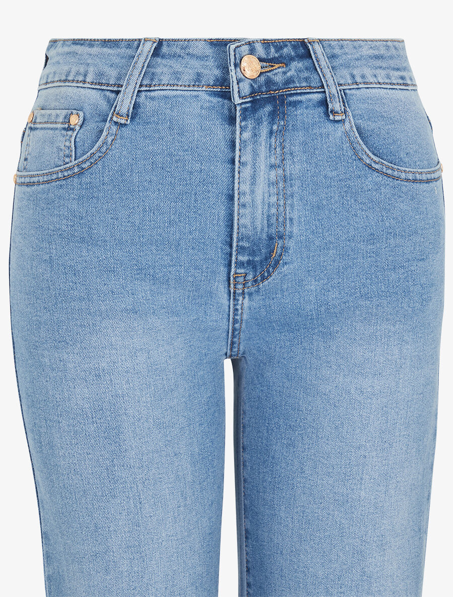 Jean taille standard coupe droite - Bleu clair - 3
