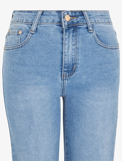 Jean taille standard coupe droite - Bleu clair - 3