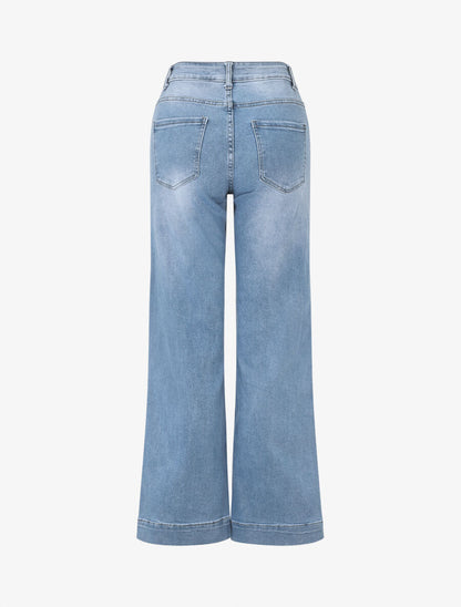 Jean standard coupe droite - Bleu - 2