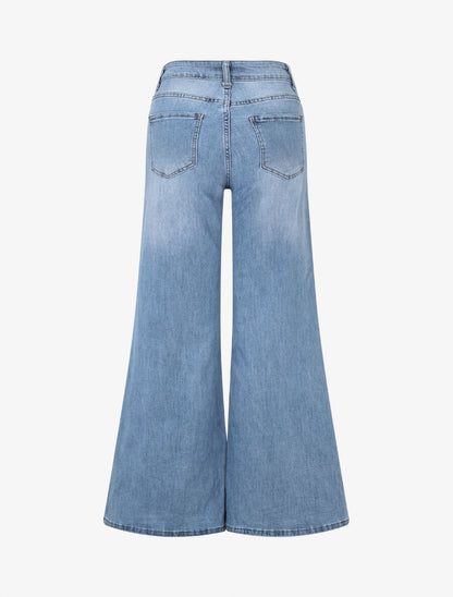 Jean ample coupe boyfriend - Bleu - 2