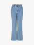 Jean coupe droite taille haute - Bleu clair - 1