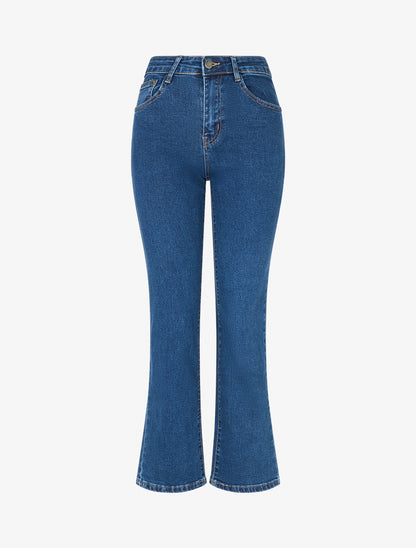 Jean standard coupe droite - Bleu - 1