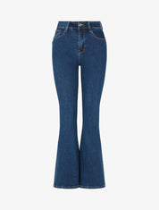 Jean push up coupe flare - Bleu - 1