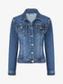 Veste en jean droite - Bleu - 1