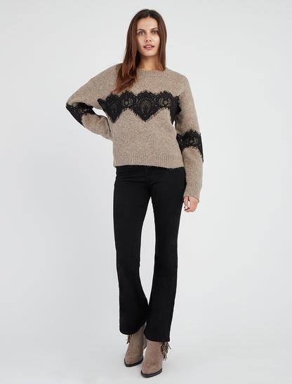 Jean flare 5 poches - Noir