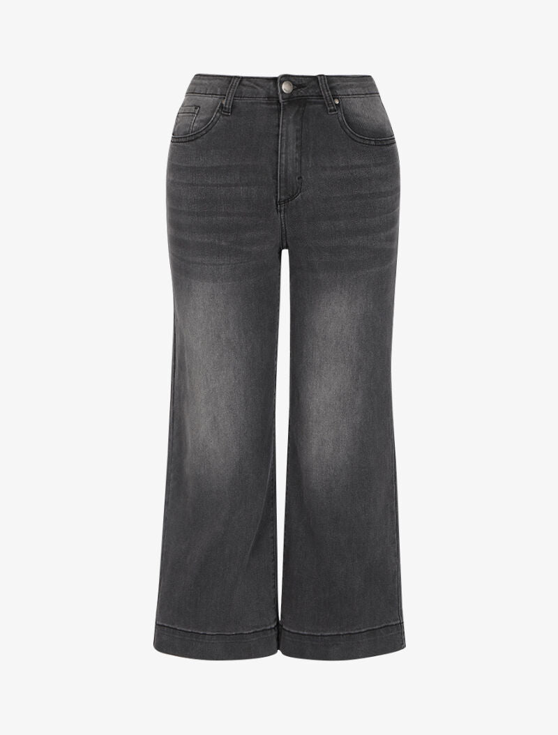 Jean 7/8 coupe droite - Anthracite - 4