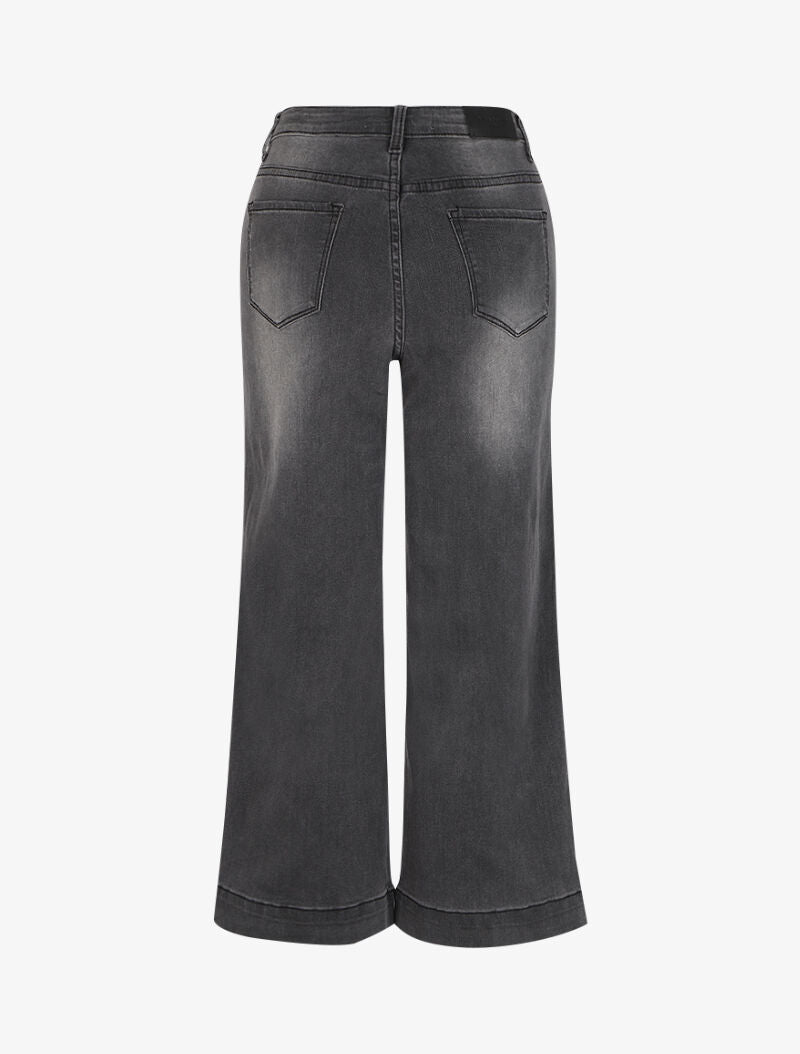 Jean 7/8 coupe droite - Anthracite - 2