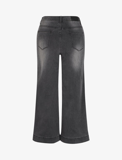 Jean 7/8 coupe droite - Anthracite - 2